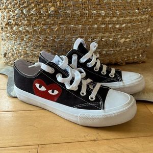 Converse X Commes Des Garcons Low Top Black